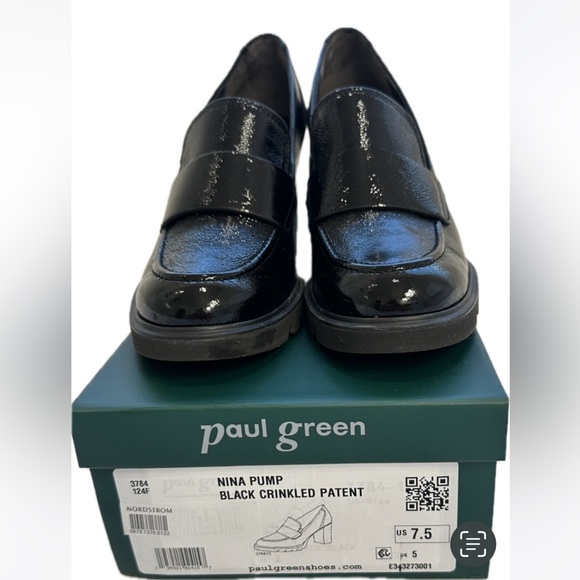 Paul Green Nina Pump crinkle patent. - Picture 5 of 5